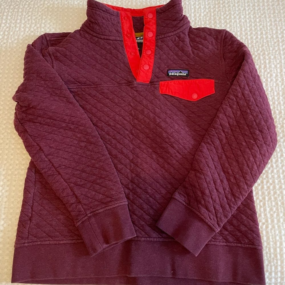 Quilted Patagonia Snap Pullover